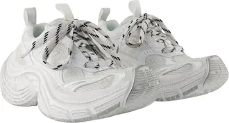 Balenciaga Womens Sculptural Exoskeleton Design Sneaker White Plastic