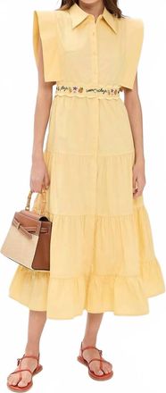 Celia B Lucero Dress In Yellow
