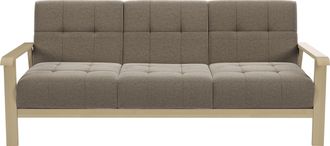 Sit&more 3-Sitzer »Billund« Armlehnen aus Buchenholz in natur, verschiedene Bezüge und Farben