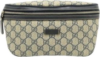 Gucci Pre-owned Belt Bags, female, Beige, Size: ONE SIZE Pre-owned Pouch Sling Bag