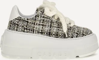 Casadei Sneakers Nexus in tessuto boucl&eacute; Woman 37.5