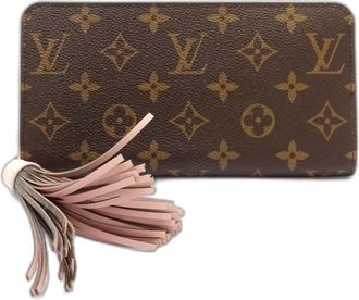 Louis Vuitton Brown Rose Ballerine Canvas Long Wallet (Bi-Fold) (Pre-Owned)