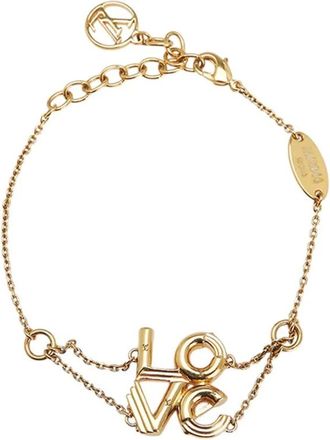 Louis Vuitton 2016 LV & Me Love vergulde messing armband - Goud