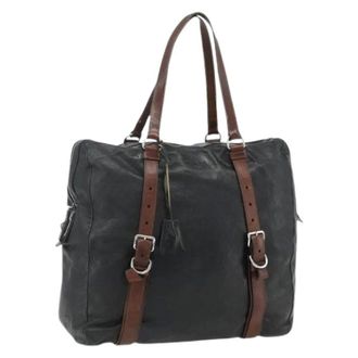 Prada Pre-owned Tote Bags, female, Black, Size: ONE SIZE Pre-owned Vintage Tote Bag