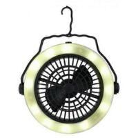OEM L&aacute;mpara De Camping Con Ventilador, Funciona Con Pilas, Led Negro - Crezuo