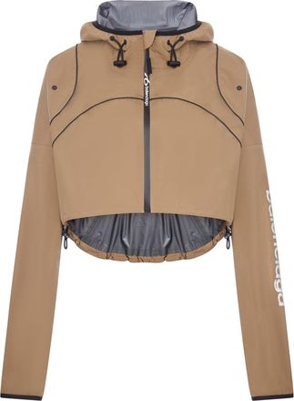 Balenciaga TECHWEAR CROPPED JACKET IN CAMEL - Balenciaga - Woman
