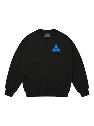 Palace Fukuoka Tri-Ferg crew-neck sweatshirt - Black