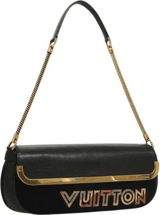 Louis Vuitton Pre-owned Camoscio borse-louis-vuitton - - Pre-owned - Donna - Nero - ONE SIZE