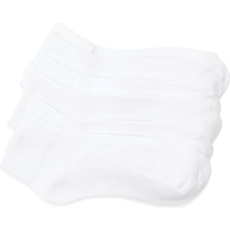Nordstrom 3-Pack Everyday Quarter Socks in White at Nordstrom, Size 9