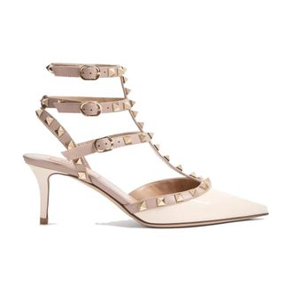 Valentino Garavani Dames, Schoenen, Beige, Maat: 42 EU Leer