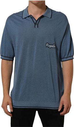 Dolce & Gabbana Heren, Tops, Blauw, Maat: M