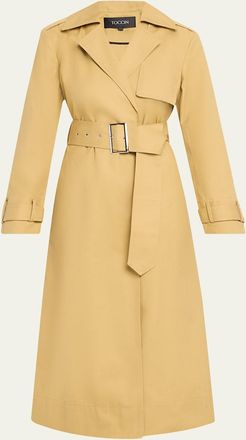 Toccin Declan Classic Belted Trench Coat