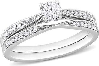 Rina Limor 14K 0.44 Ct. Tw. Diamond Double Row Ring