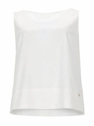 Herno Sleeveless Back Bow Details Top