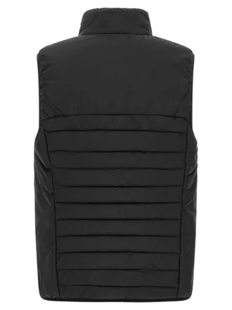 HUGO BOSS Hybrid Quilted Technical Vest - Black