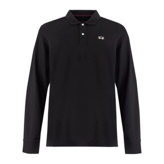 La Martina L/S Polo Piquet Stretch - Heren - Tops - Blauw - Maat: 3XL Katoen