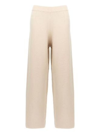 Max Mara Dula elastic-waistband knit trousers - Neutrals