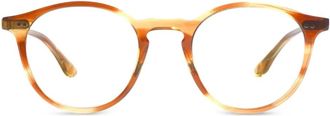Peter and May Herold round-frame glasses - Brown