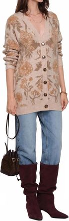 Heartloom Ryan Relaxed Fit Cardigan In Beige