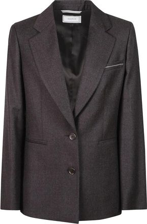PESERICO Blazer - Dames - Blazers - Zwart - XL - Leer - Jassen