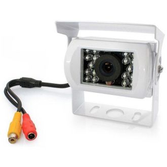Trade Shop Trade Shop - C&aacute;mara Trasera Para Coche Ahd De 2,8 Mm Con Infrarrojos Y 18 Led, Ip67, Zoom Y Enfoque Pal