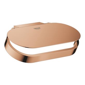 GROHE Portarrollos Grohe Selection Con Tapa De Oro Rosa Brillante
