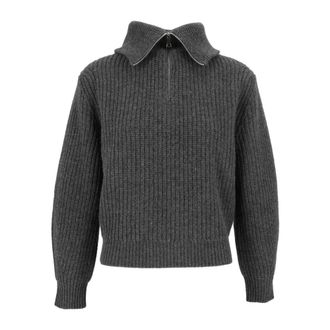 Max Mara Laser Turtleneck - Dames - Truien - Grijs - Maat: M Wol