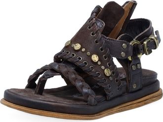 A.S.98 Sullivan Ankle Strap Sandal in Brown at Nordstrom, Size 10.5-11Us