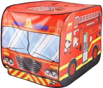 OEM [nunca Usado] Tienda De Juegos Con Forma De Cami&oacute;n De Bomberos, Tienda De Juegos Infantil Desplegable, Para Ni&ntilde;os A Partir De 3 A&ntilde;os, Interior/exterio