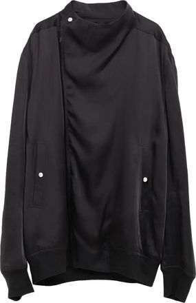 Rick Owens Bomber con maniche a spalla bassa - Nero