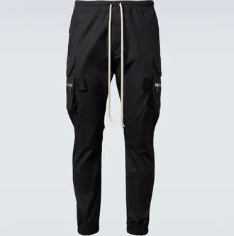 Rick Owens Mastodon cotton-blend poplin cargo pants