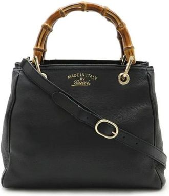 Gucci Pre-owned Tote Bags, female, Black, Size: ONE SIZE Pre-owned Fabric gucci-bags