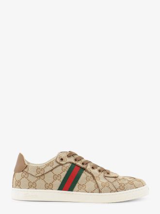Gucci Sneakers Stretch in tessuto GG con dettaglio Nastro Web laterale - GUCCI - gender_Woman