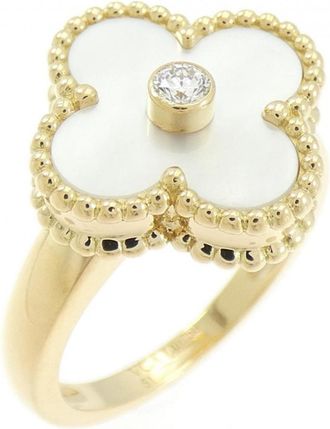 Van Cleef & Arpels Yellow Gold (18K) Band Ring (Pre-Owned)