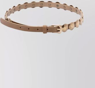 Golden Goose trinidad thin leather belt studs