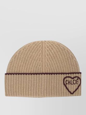 Chlo&eacute; cashmere wool beanie