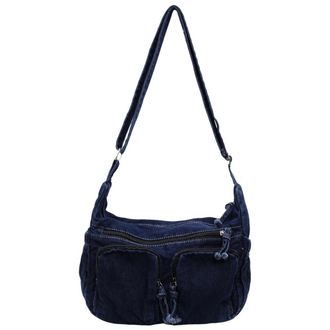 Generic Denim Messenger Bag Casual Retro Tote Bag Large Crossbody Bag Jean Purses for Women Work Shopping Travel (Dark Blue)