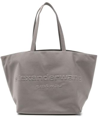 Alexander Wang canvas Punch large tote - women - Nylon/Polyester - OS - Grey