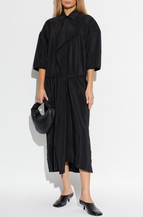 Christophe Lemaire Silk Dress, Womens, Black