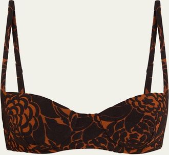 Sir. Sandflower Floral Dawn Balconette Bikini Top