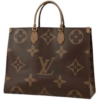 Louis Vuitton Pre-owned Vintage Monogram Reverse Tote Bag - Pre-owned - Mujer - Marr&oacute;n - ONE SIZE