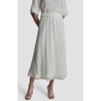 DKNY Windowpane A-Line Skirt in Ivory at Nordstrom, Size X-Small