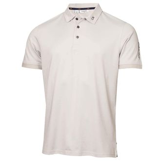 Calvin Klein Mens Concord Golf Polo Shirt - Pale Silver Marl - M