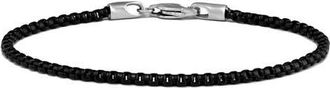 Vincero Mens Box Chain Bracelet in Black at Nordstrom, Size Medium