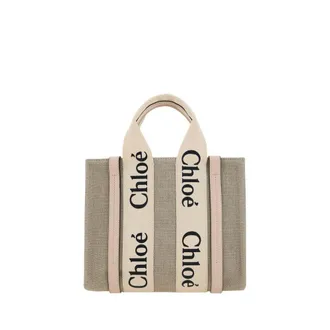 Chlo&eacute; Woody Tote Bag - Beige