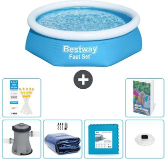 Bestway Piscina Bestway Fast Set Redonda - 244x61 Cm - 7-piezas S326