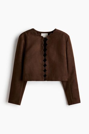 H&M Jacke mit Wellenkanten - Brown
