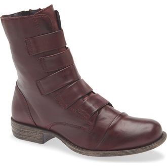 Miz Mooz Leighton Leather Boot in Wine at Nordstrom Rack, Size 9-9.5Us / 40Eu