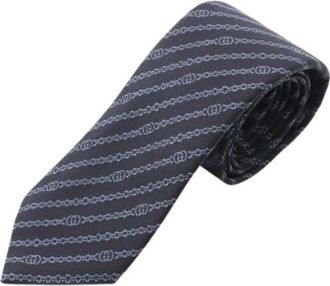 Gucci Cravatta Pre-owned - - Pre-owned - Uomo - Blu - ONE SIZE
