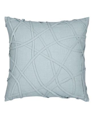 Elaine Smith Illusion Handmade dimensional applique Indoor & Outdoor Woven Accent Pillow in Dew at Nordstrom, Size 20X20